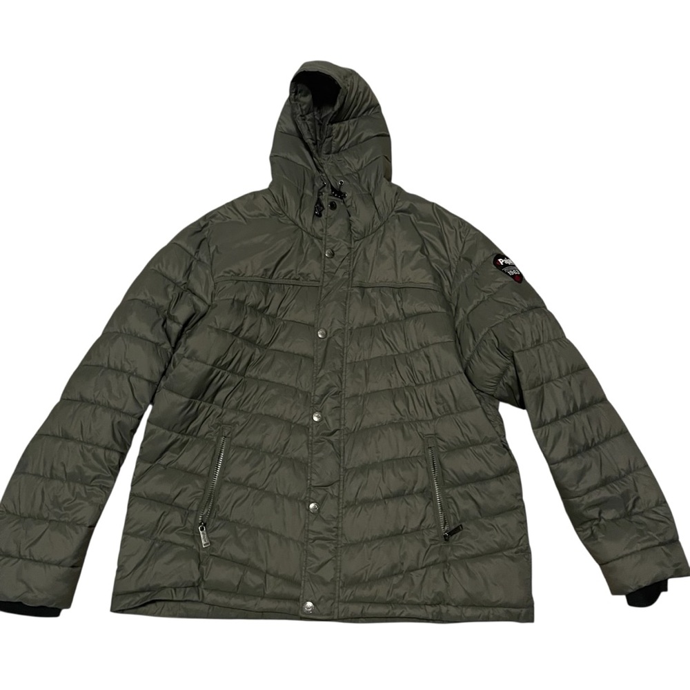 Pajar Women's Olive Hooded Puffer Jacket - Picture 2 of 11